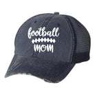 Ocean and 7th Football Mom Cap in Navy Blue, perfect mom sports accessories for game day