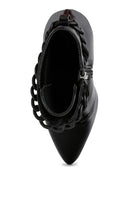 Rag Company moulin ringed stiletto booties with a sleek design and zip closure for stylish women