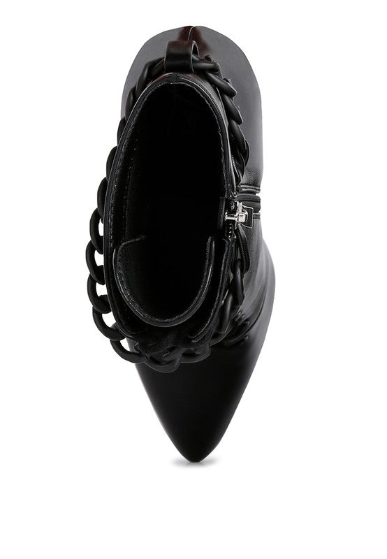 Rag Company moulin ringed stiletto booties with a sleek design and zip closure for stylish women