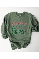 Women's Sweatshirts & Hoodies Mrs Claus but Married To The Grinch Fleece Sweatshirt