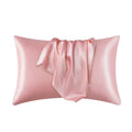 Pink mulberry silk pillowcase for hair and skin care