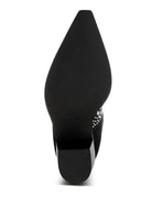 Rag Company multi color embellished boots with a stylish pointed toe and textured sole