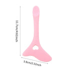 Pink multi-functional eyeliner stencil for precise makeup application