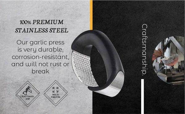 Multi-Functional Stainless Steel Garlic Press - VacationGrabs