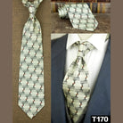 Multicolor silk ties for men, stylish design for formal occasions