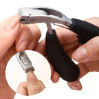 Stainless steel nail clippers for a dog with ergonomic grip