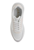 Women's white Nairobi lace up sneakers for casual wear
