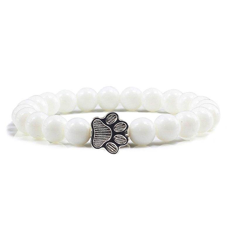 Natural Matte Black Lava Volcanic Stone Dog Paw Print - VacationGrabs