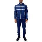 Navy Blue Jordan Tape Track Jacket Jogger Set - VacationGrabs