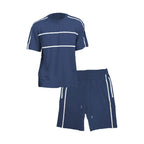 Navy Blue Jordan Tshirt Short Set - VacationGrabs