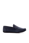 Navy Blue Loafers – front view