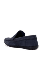 Navy Blue Loafers – detail view