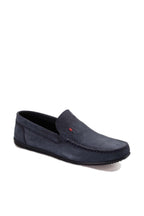 Navy Blue Loafers – side view
