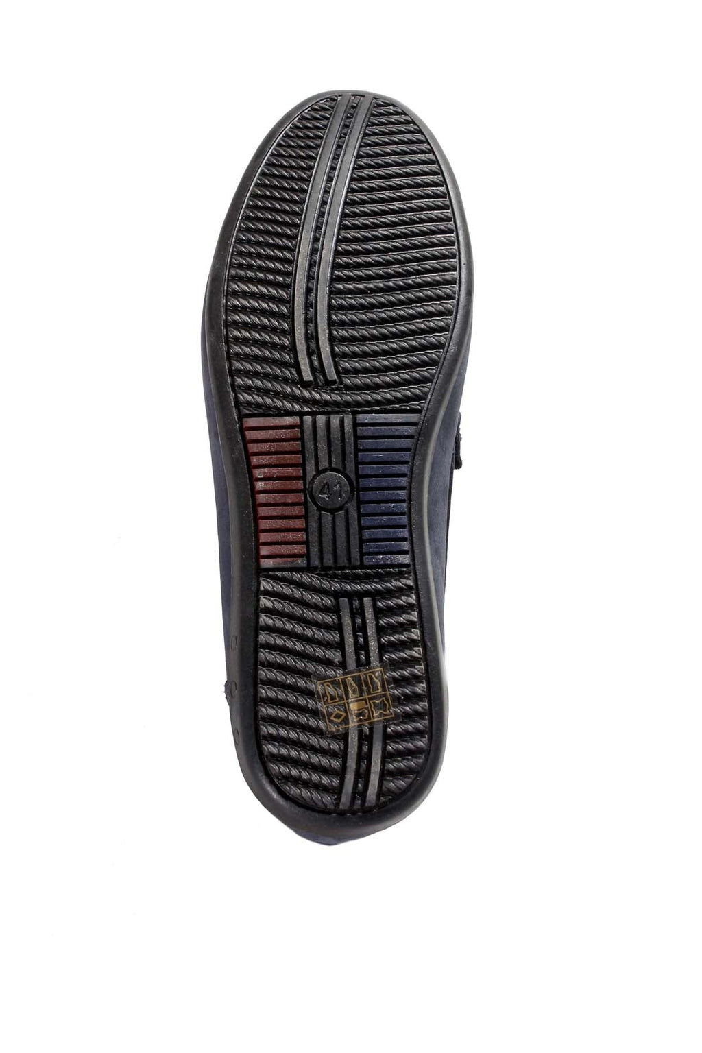 Navy Blue Loafers – styled view