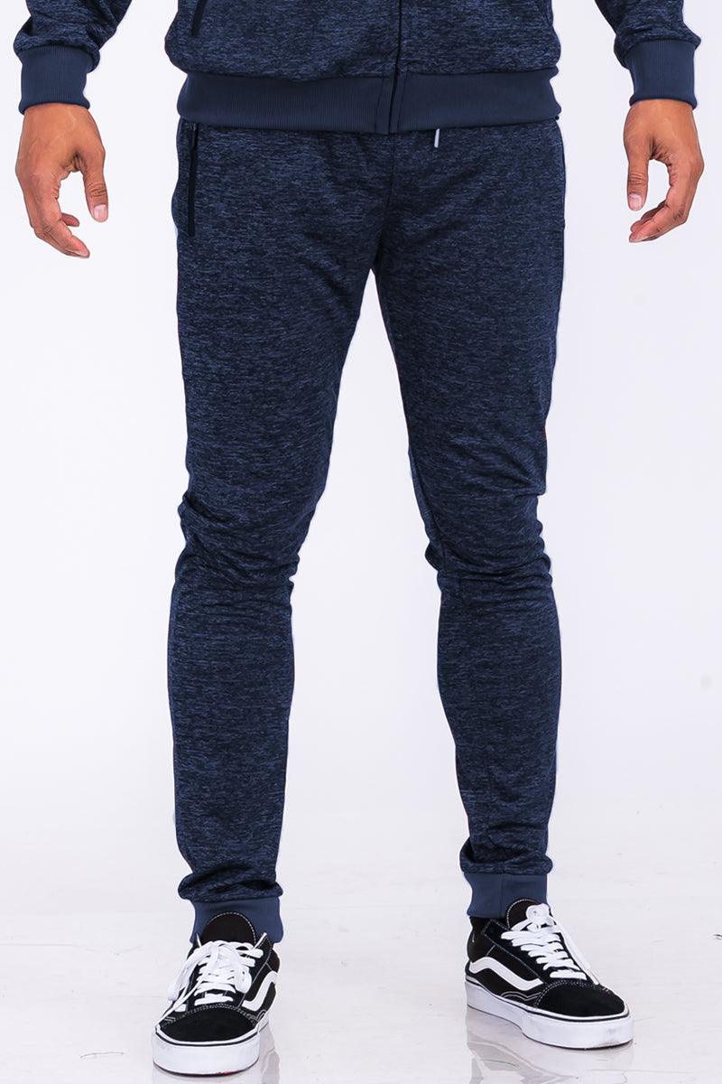Men's Activewear Navy Blue Marbled Light Weight Active Joggers