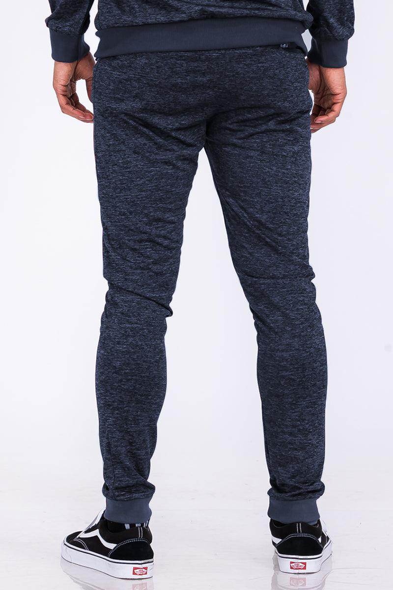Navy Blue Marbled Light Weight Active Joggers - VacationGrabs