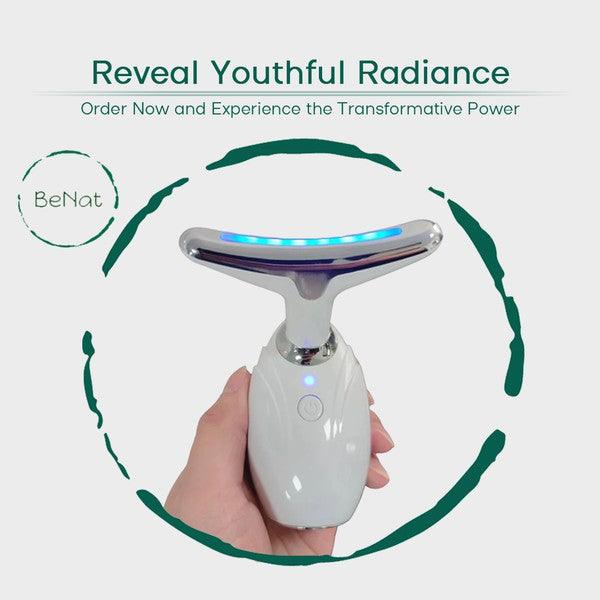 Travel Essentials - Toiletries Neck & Face Lifting LED Therapy Device