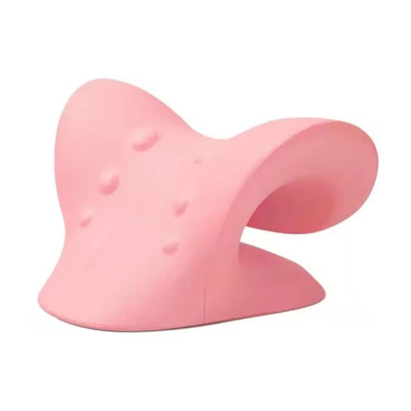 Pink neck and shoulder relaxer for soothing muscle tension