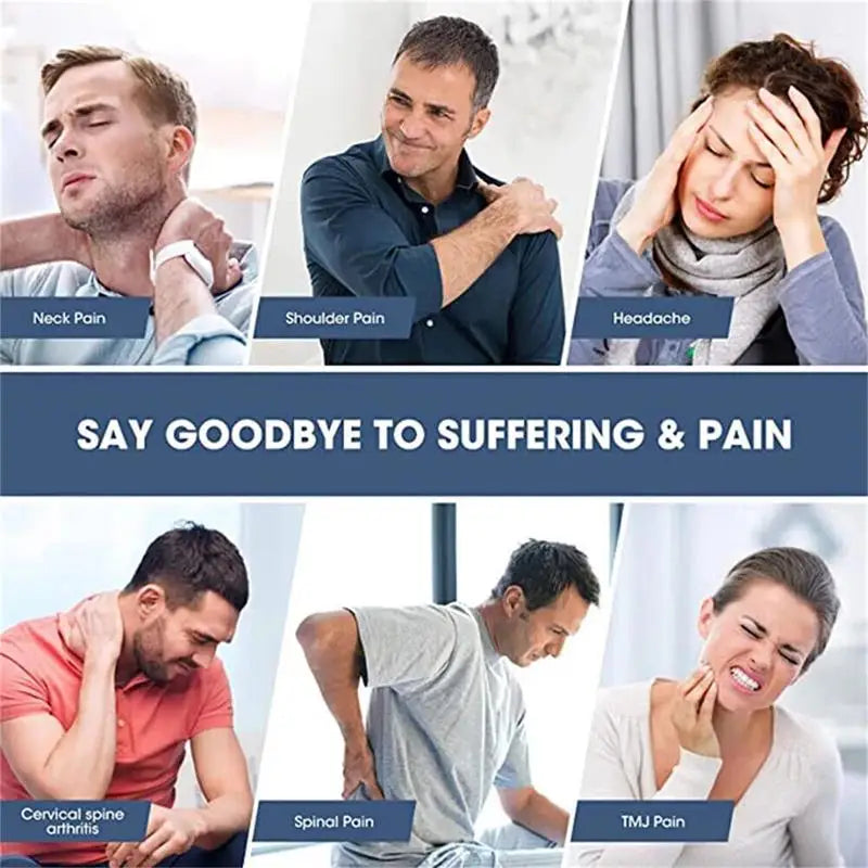 Neck and shoulder relaxer for relieving pain and tension
