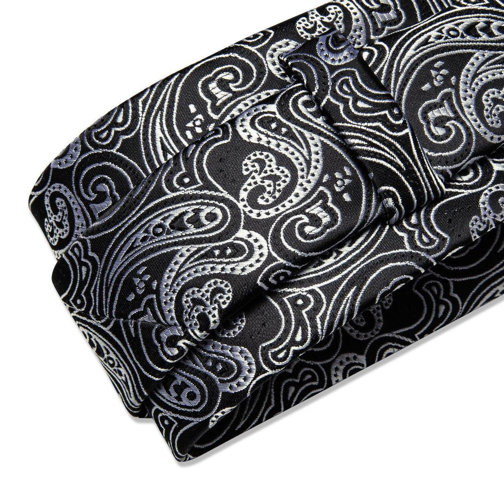 Neck Tie Set Handkerchief Cufflinks Gift For Men - VacationGrabs