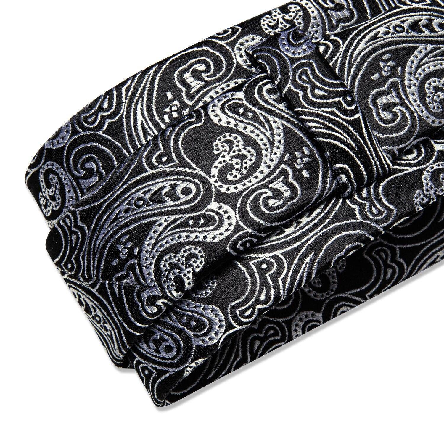 Neck Tie Set Handkerchief Cufflinks Gift For Men - VacationGrabs