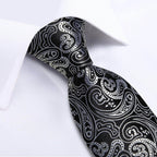 Neck Tie Set Handkerchief Cufflinks Gift For Men - VacationGrabs