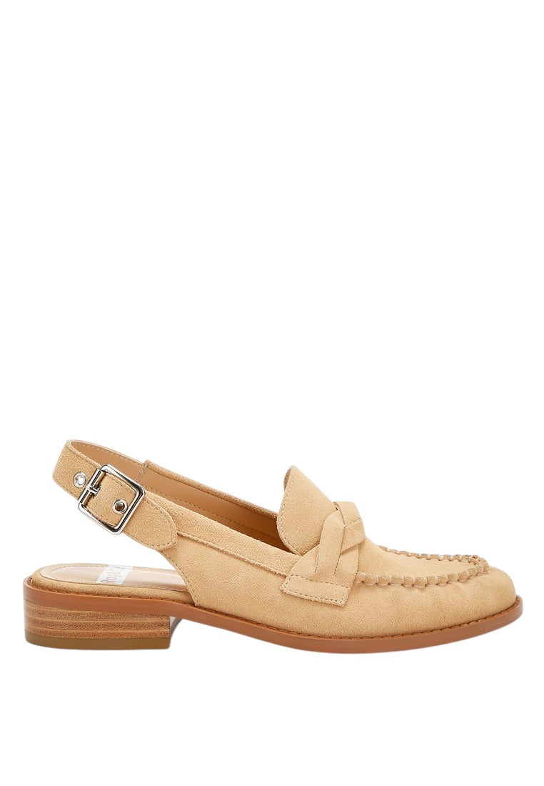 Nemykin Woven Strap Slingback Loafers