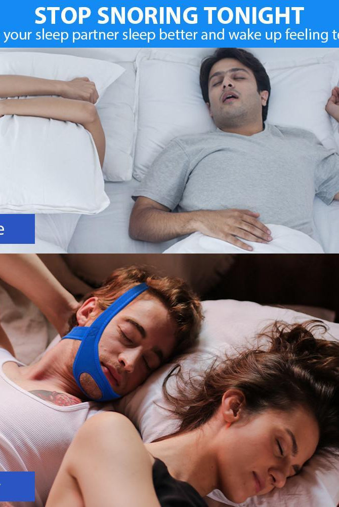 Travel Essentials - Toiletries Neoprene Anti Snore Stop Snoring Chin Strap Belt Anti Apnea