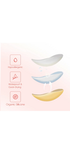 New and improved womens sticky bra with waterproof organic silicone and quick-drying features