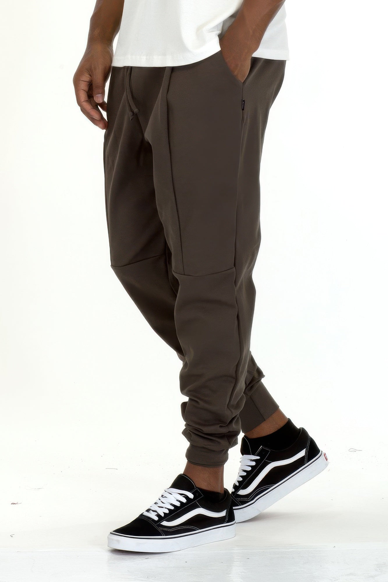 Nike mens joggers in dark brown, perfect for casual wear