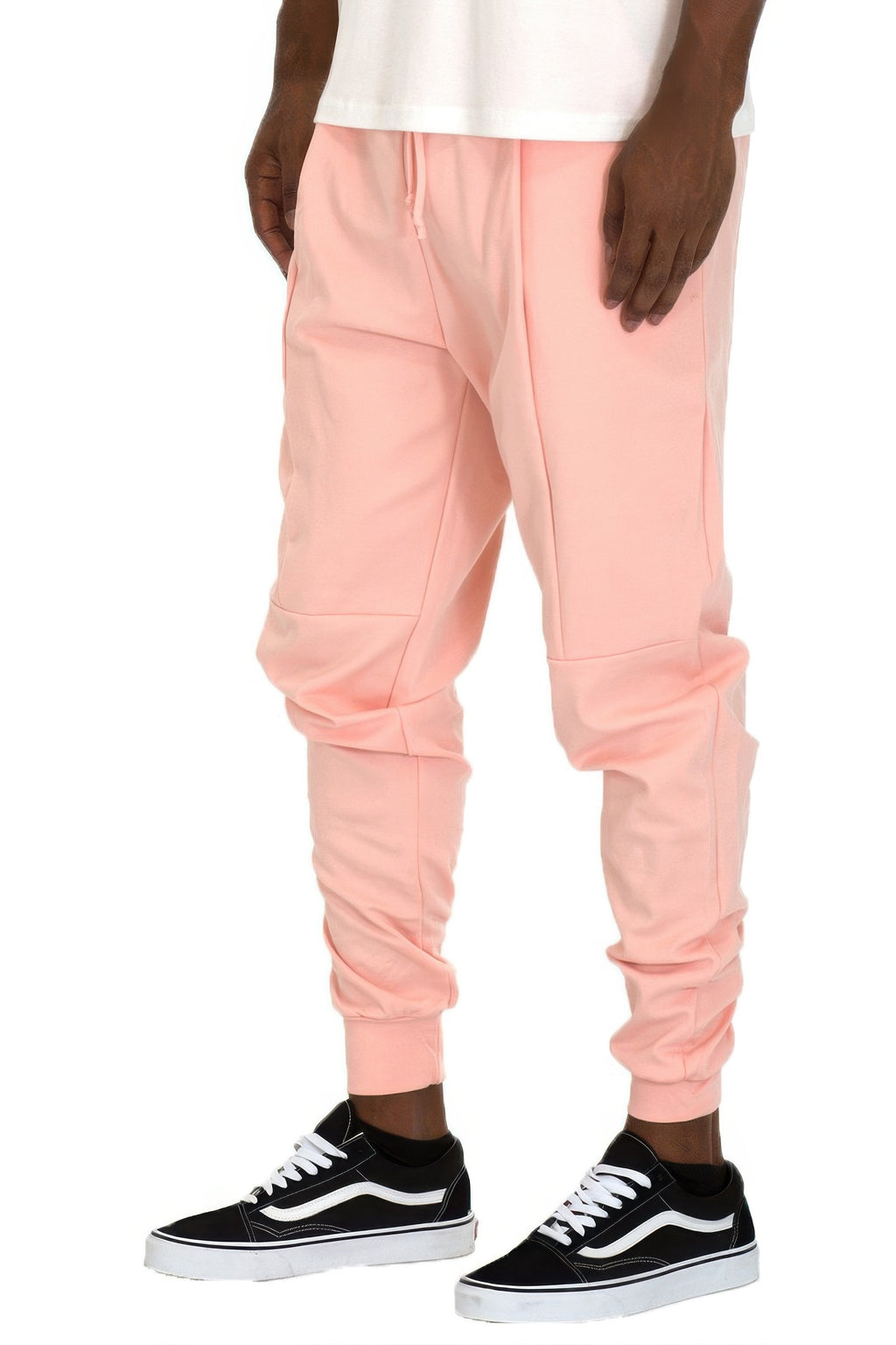 Nike mens joggers in pink, soft material for casual wear