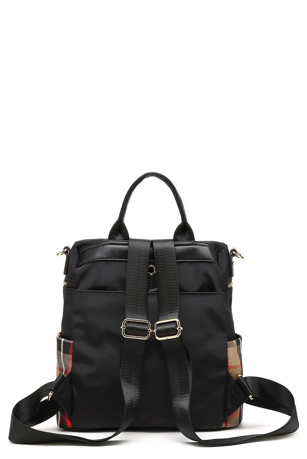 Wallets, Handbags & Accessories Nishi Plaid Backpack