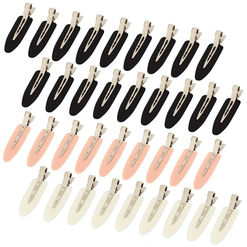 set of 10 no-crease basic hair styling clips (photo 1 of 10)