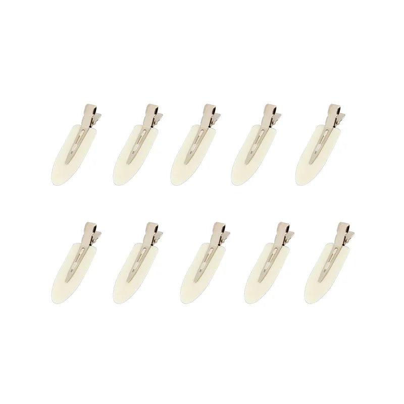 set of 10 no-crease basic hair styling clips (photo 7 of 10)