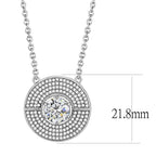 Elegant women's necklace featuring a sparkling centerpiece in no plating hypoallergenic jewelry for women