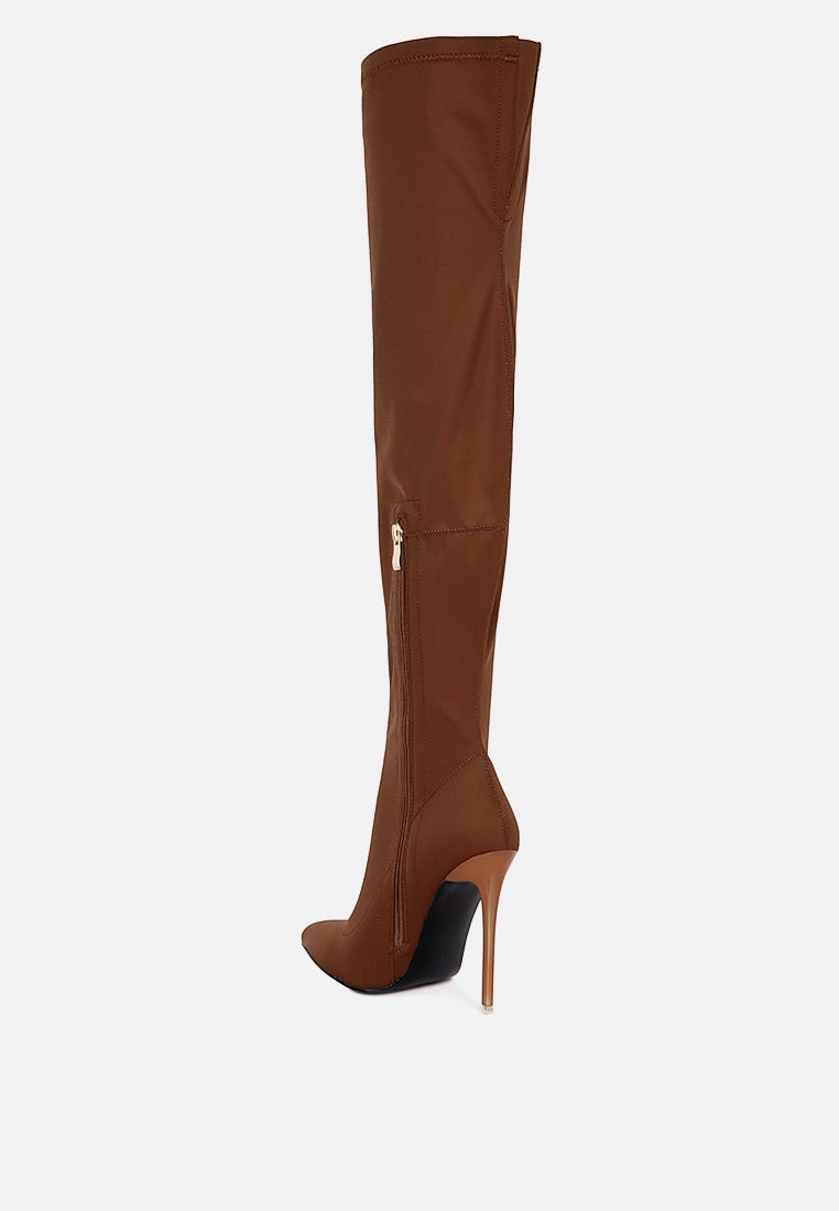 No Calm Superstretch Stiletto Long Boot