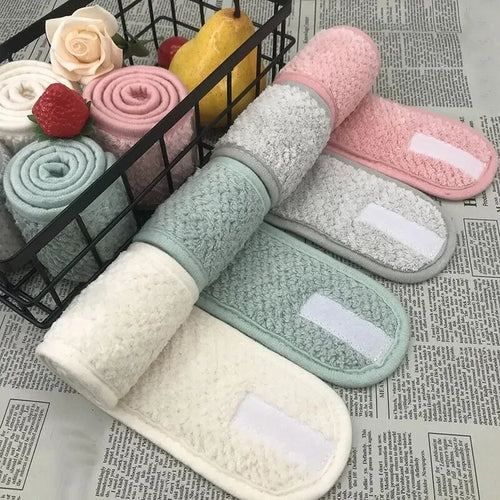 adjustable non-slip wide spa headband for yoga and face washing (photo 1 of 10)