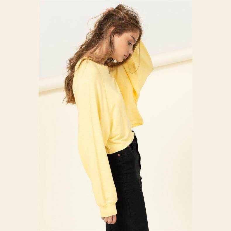 Not Too Quick Long Sleeve Top - VacationGrabs