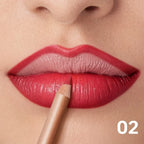 NYX nude truffle lip liner in use for perfect lip definition