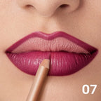 NYX Nude Truffle lip liner on lips for a perfect nude look