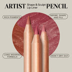 Nyx nude truffle lip liner for defining and shaping lips