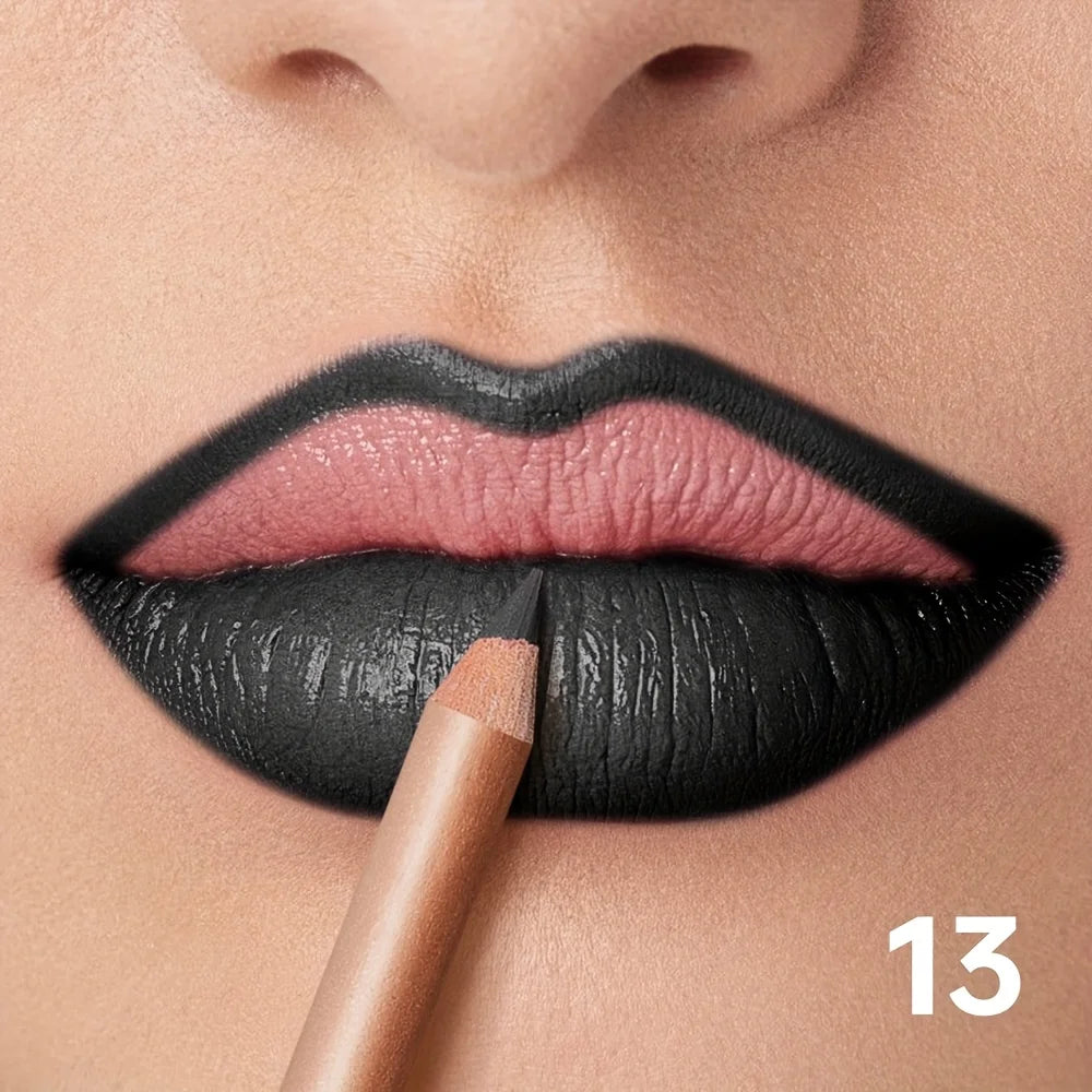 nyx nude truffle lip liner, creamy texture for precise application
