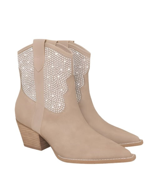 Women's Shoes - Boots Oasis Society Cannes - Pearl Studded Western Boots