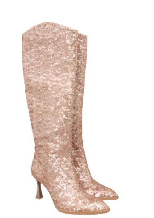 Women's Shoes - Boots Oasis Society Jewel - Knee High Sequin Boots