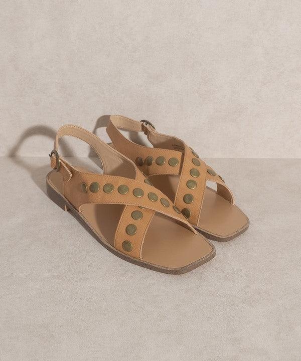 Women's Shoes - Sandals Oasis Society Kylie - Studded Cross Band Sandal