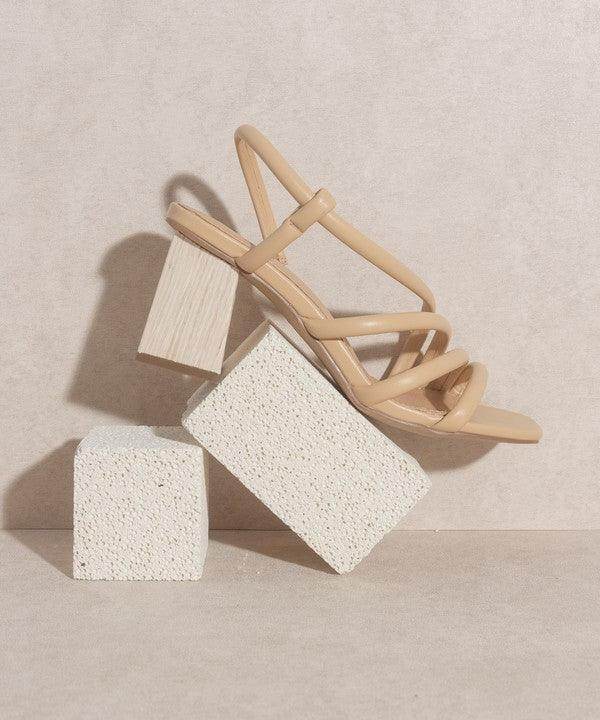 Oasis Society stylish vacation sandals with a block heel and strappy design for comfortable summer wear