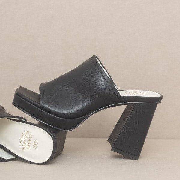 Women's Shoes - Heels Oasis Society Vivienne - Slip On Platform Heels