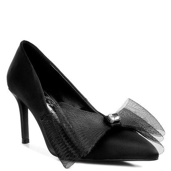 Women's Shoes - Heels Odette Diamante Embellished Bow Stiletto Pumps