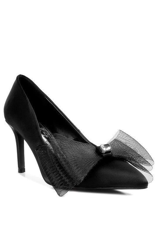 Women's Shoes - Heels Odette Diamante Embellished Bow Stiletto Pumps