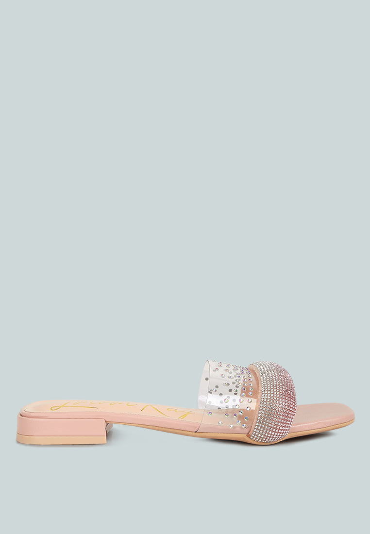 Old Flame Low Strack Heel Sandals